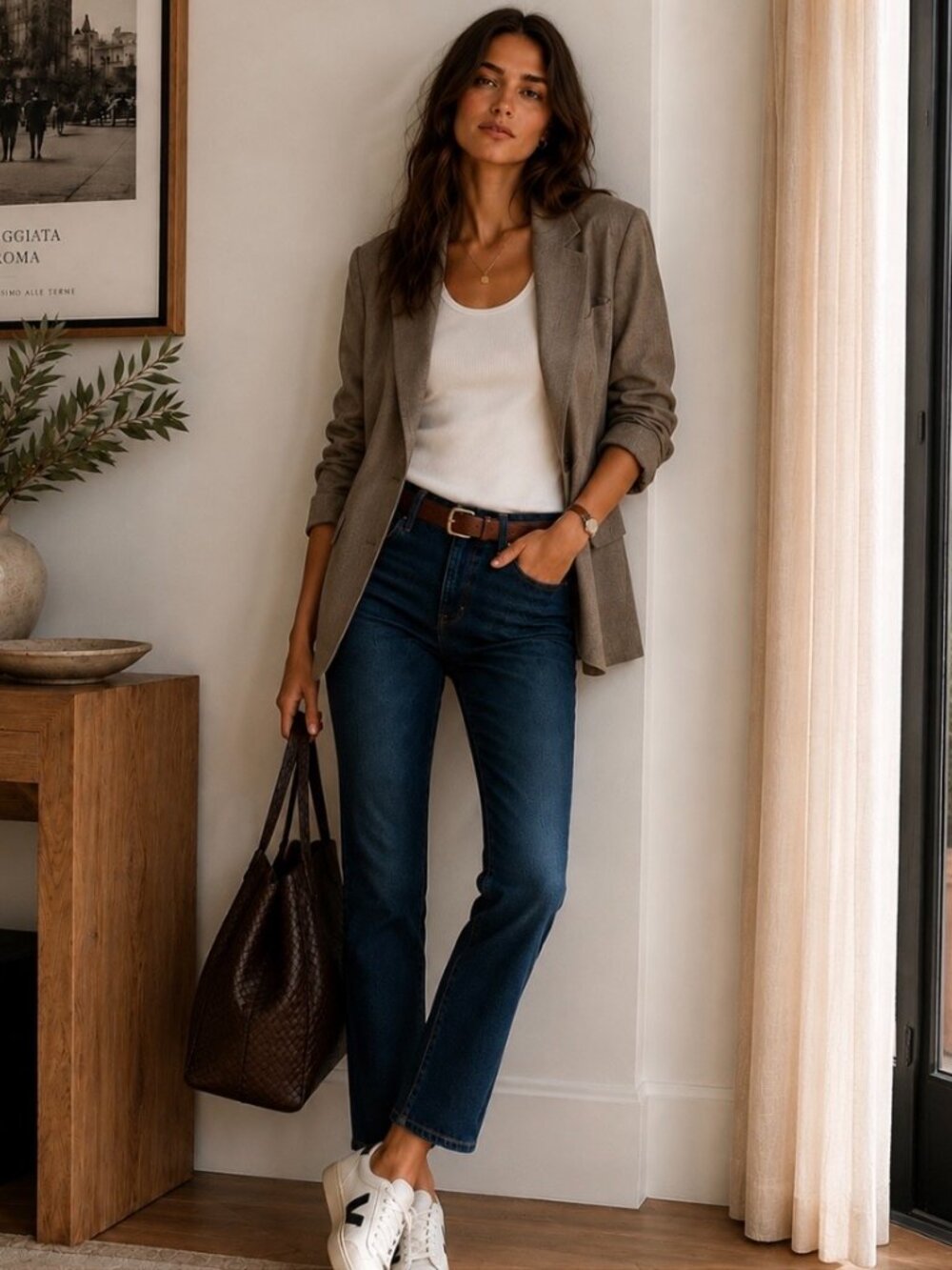 J. CREW JEANS, “ VINTAGE STRAIGHT” SIZE 27/US6, Slim/Straight, Ankle length, NWT